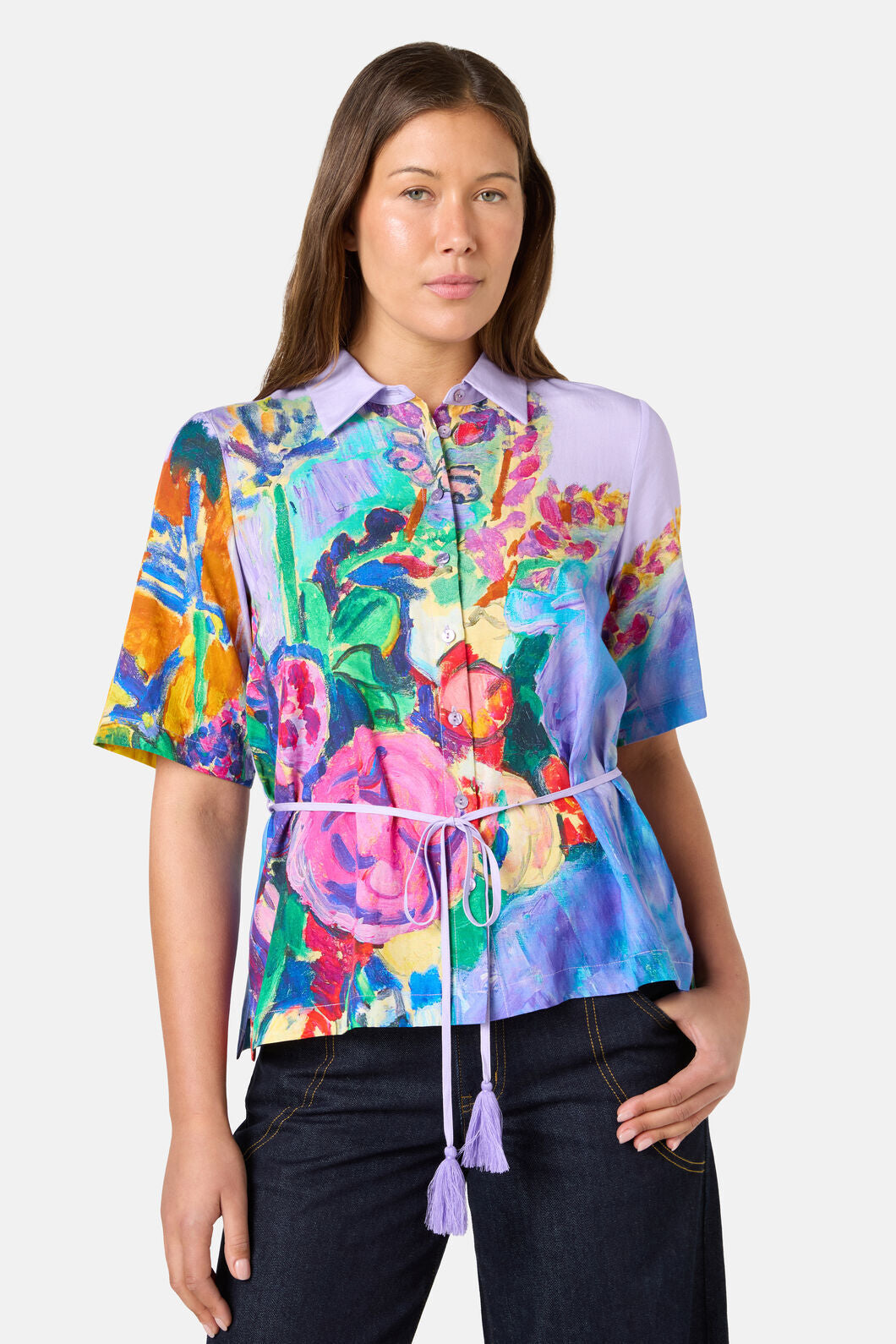 Gorman - Peonies Print Shirt - print