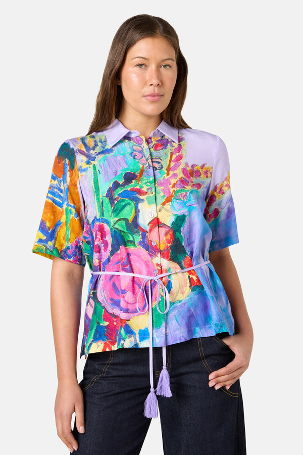 Gorman - Peonies Print Shirt - print