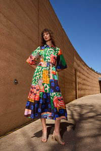 Gorman - Salon Midi Shirt Dress - print