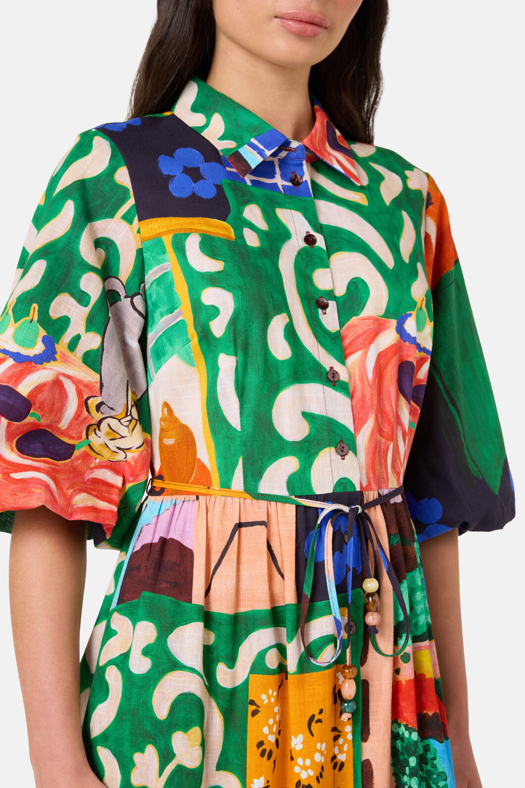 Gorman - Salon Midi Shirt Dress - print