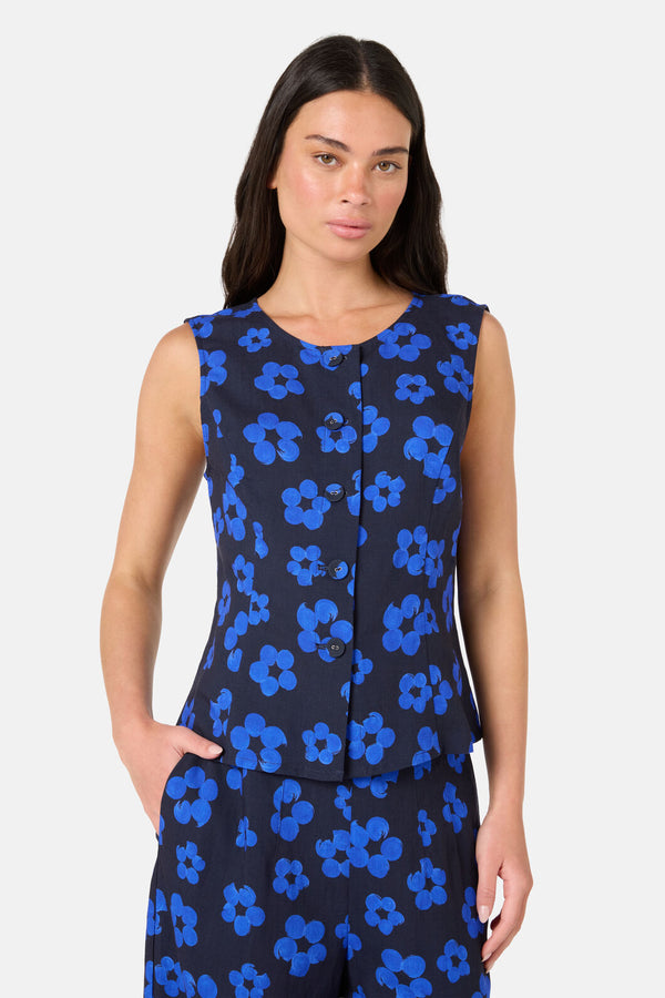 Gorman - Salon Flower Tank - print