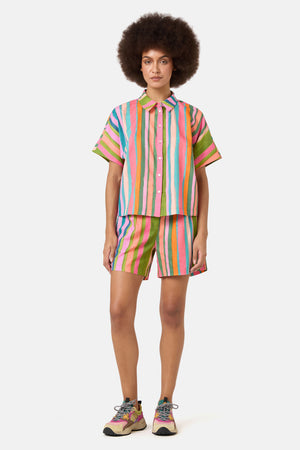 Gorman - Stripes Print Shirt - print