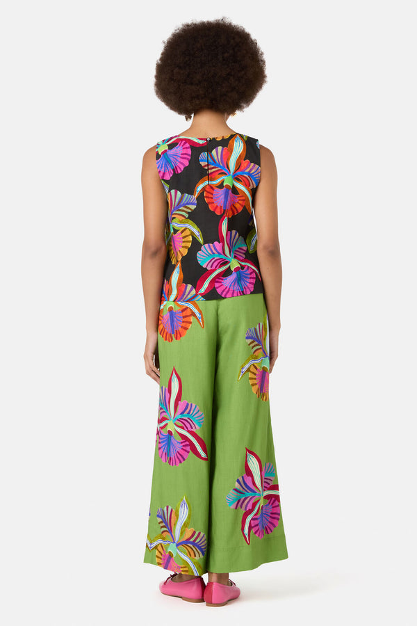 Gorman - Orchid Printed Tank - print
