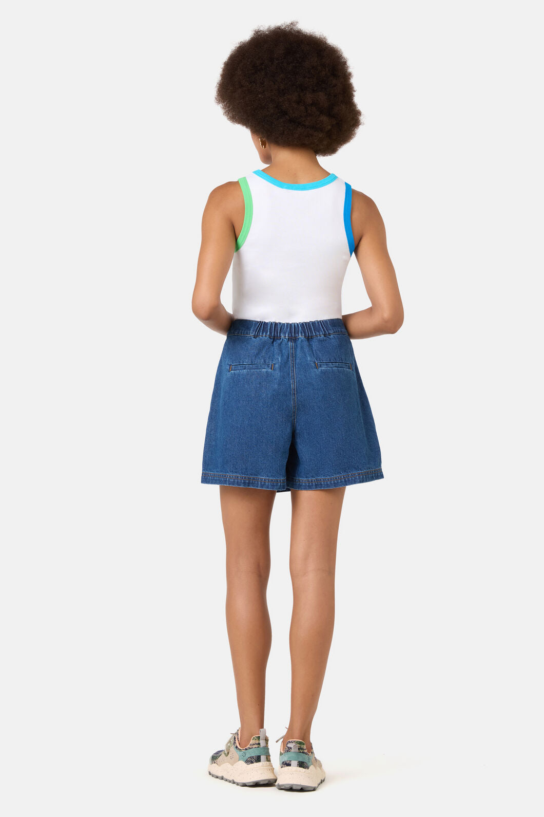 Gorman - Charlotte Denim Skort - mid-blue