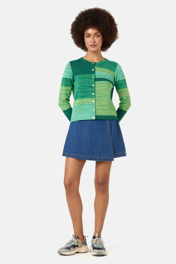Gorman - Charlotte Denim Skort - mid-blue