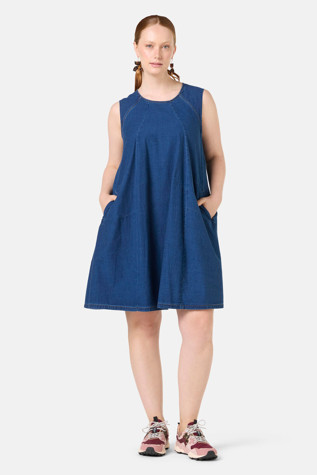 Gorman - Charlotte Chambray Bubble Dress - chambray