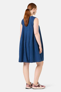 Gorman - Charlotte Chambray Bubble Dress - chambray
