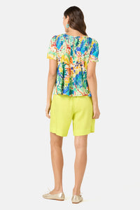 Gorman - Sundrift Pleat Top - print