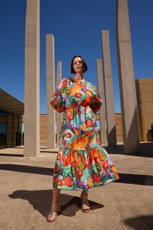 Gorman - Tablescape Midi Dress - print