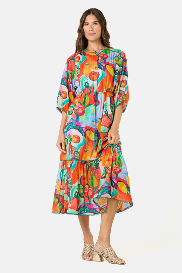 Gorman - Tablescape Midi Dress - print