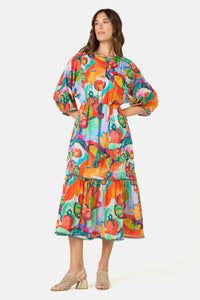 Gorman - Tablescape Midi Dress - print