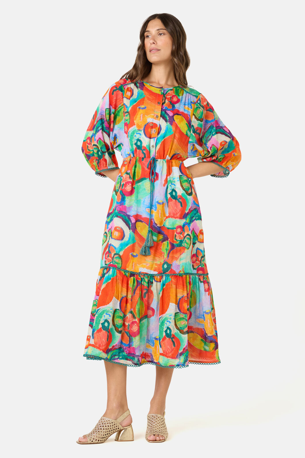 Gorman - Tablescape Midi Dress - print