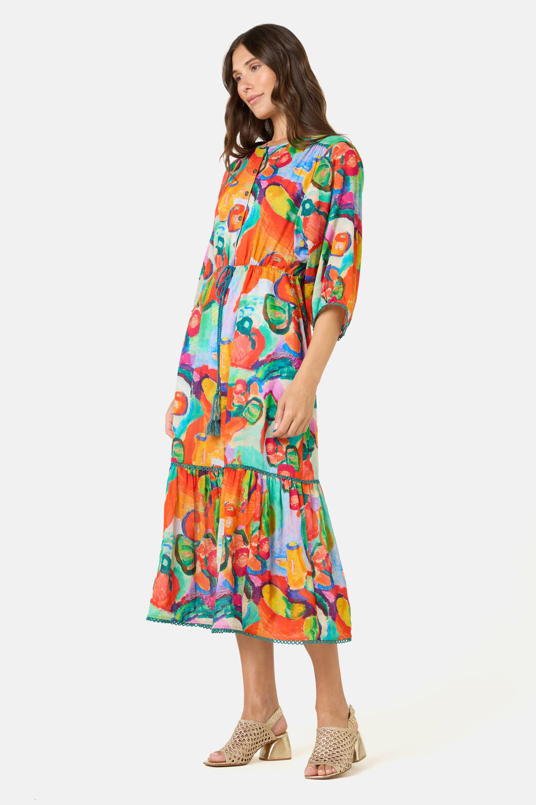 Gorman - Tablescape Midi Dress - print