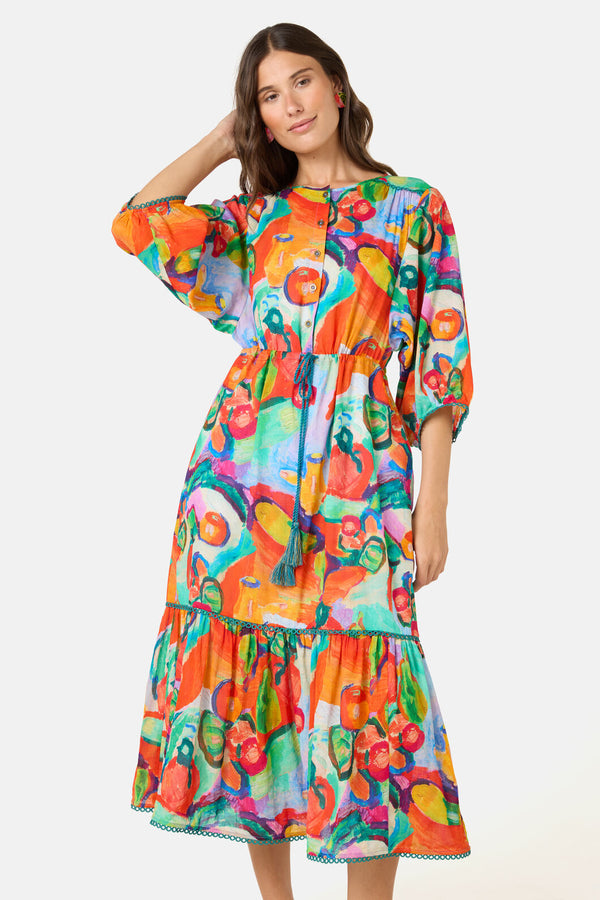 Gorman - Tablescape Midi Dress - print