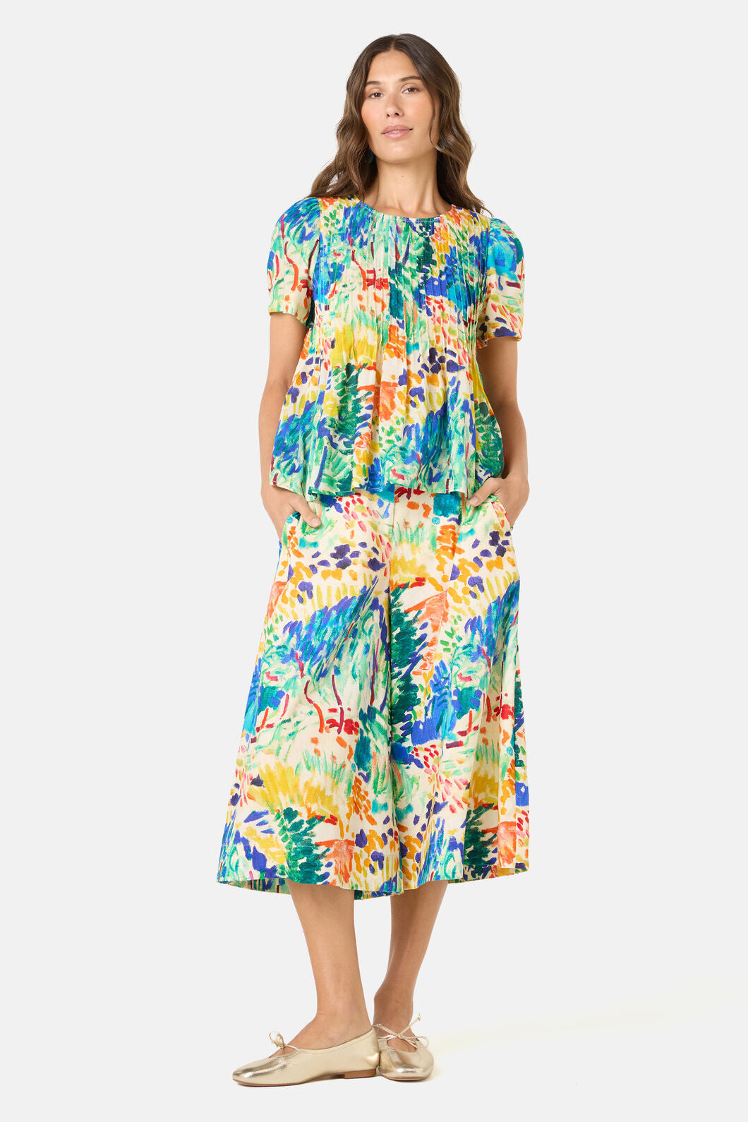 Gorman - Sundrift Skort - print