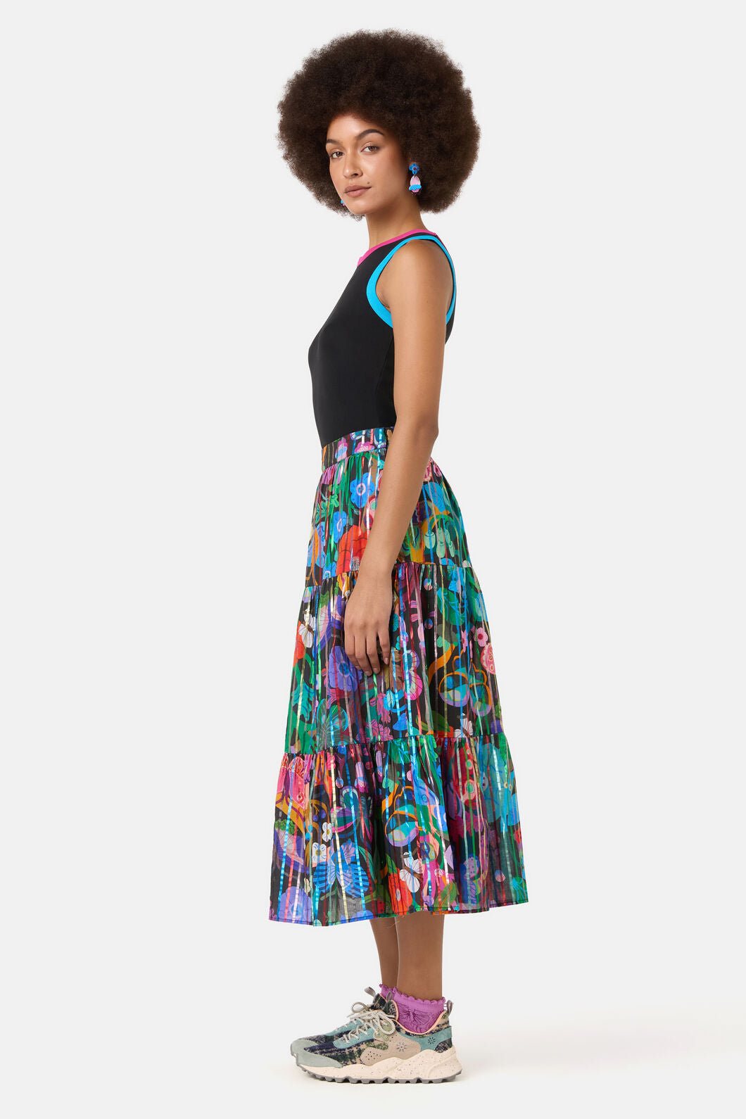 Gorman - Mariposa Glitter Party Skirt - print
