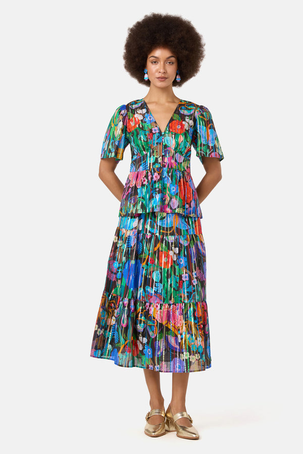 Gorman - Mariposa Glitter Party Skirt - print