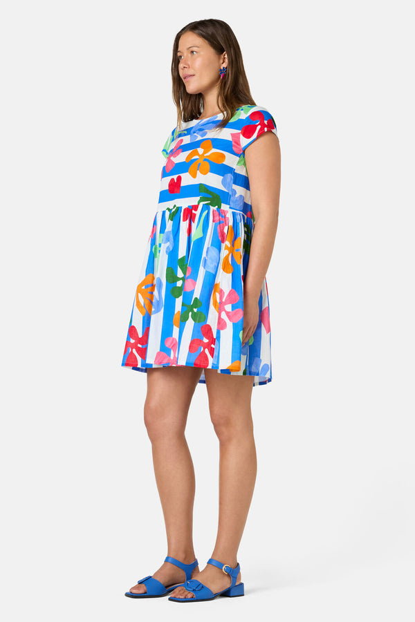 Gorman - Paper Poetry Stripe Beach Dress - print