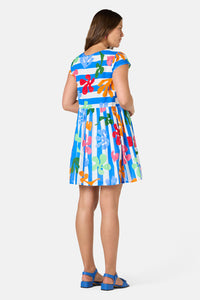Gorman - Paper Poetry Stripe Beach Dress - print