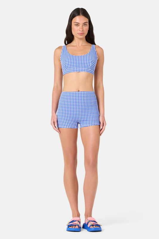 Gorman - Gingham Bikini Bottom - blue