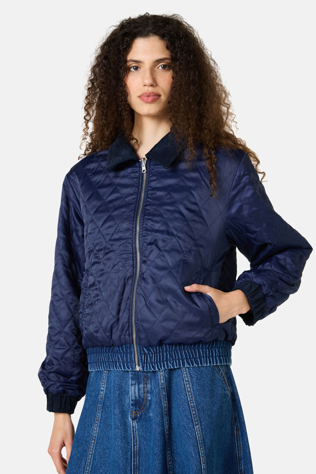 Gorman - Molly Denim Jacket - mid-blue
