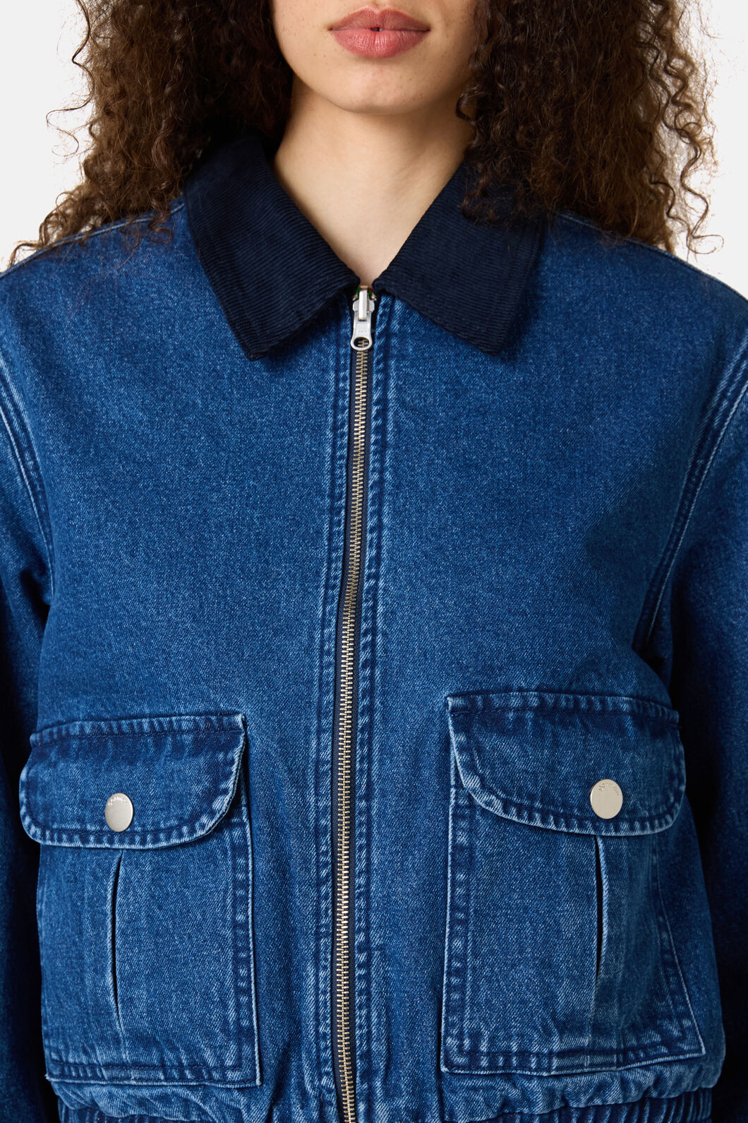 Gorman - Molly Denim Jacket - mid-blue