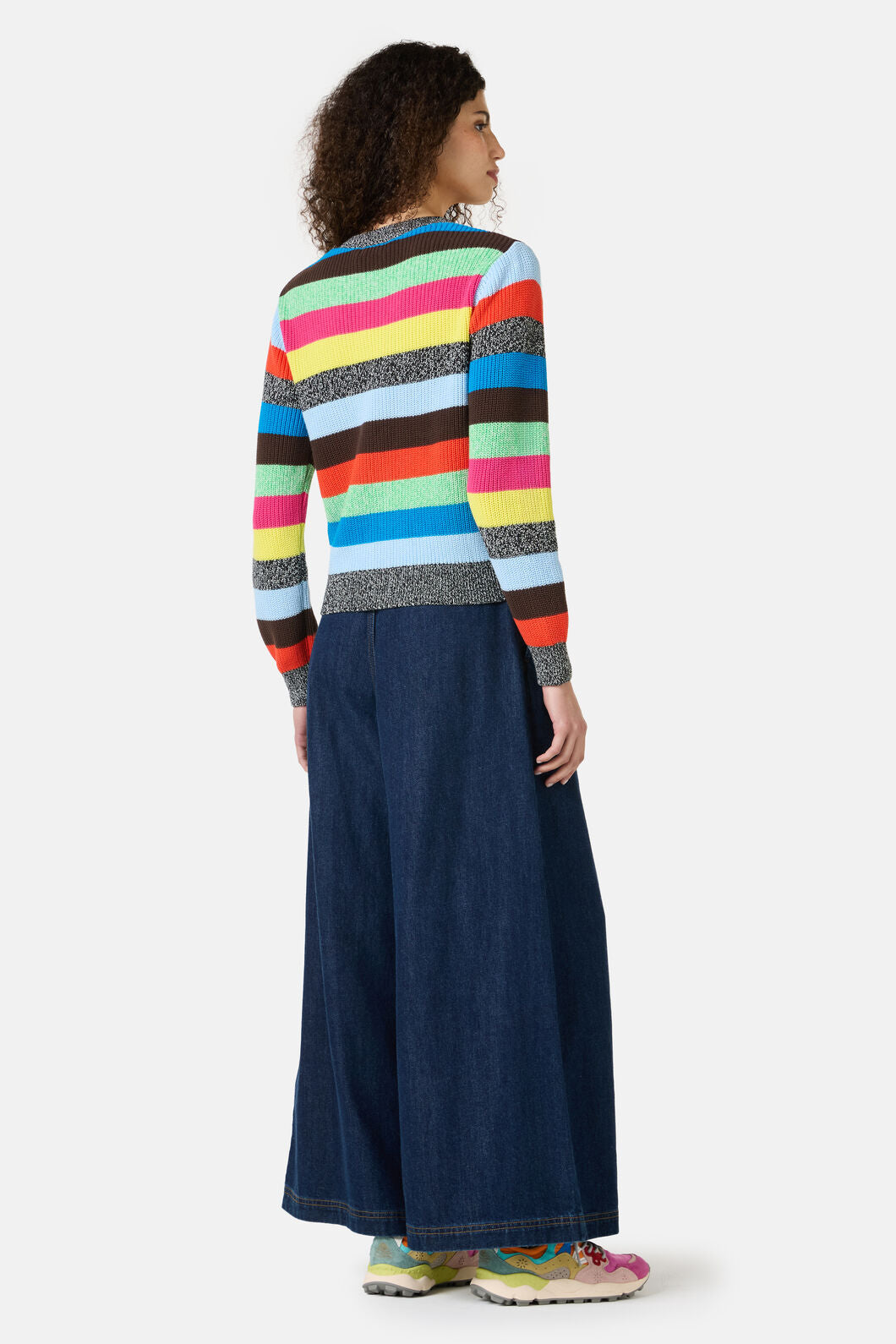 Gorman - Jumble Stripe Cotton Cardigan - stripe