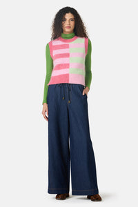Gorman - Linea Stripe Alpaca Vest - stripe