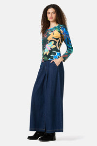 Gorman - Beetlemania Velvet Long Sleeve Top - print