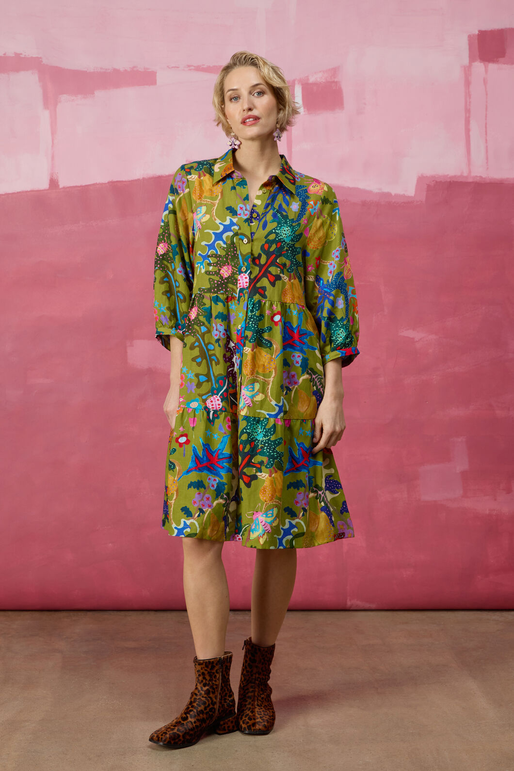 Gorman - Beetlemania Smock Dress - print