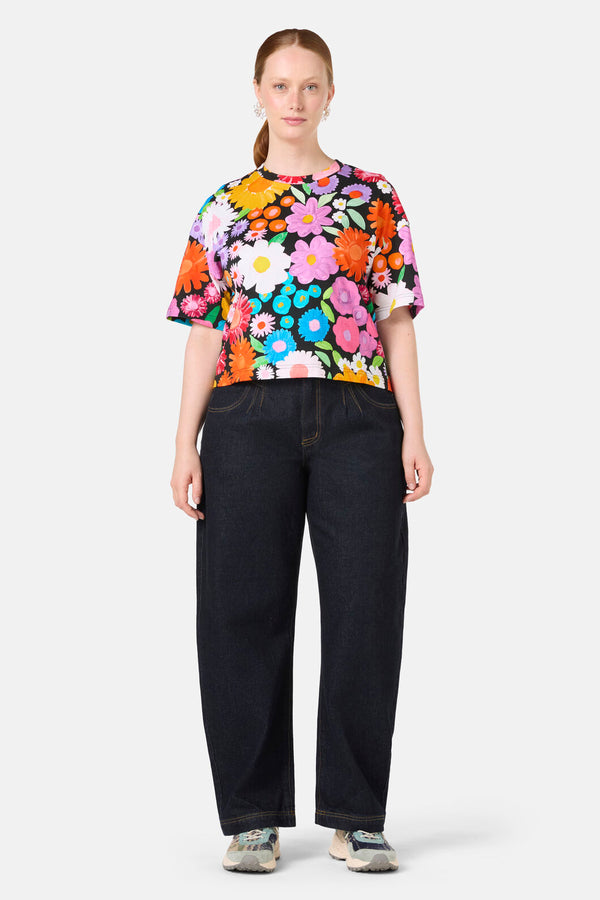 Gorman - Flower Meadow Print Relaxed Tee - print