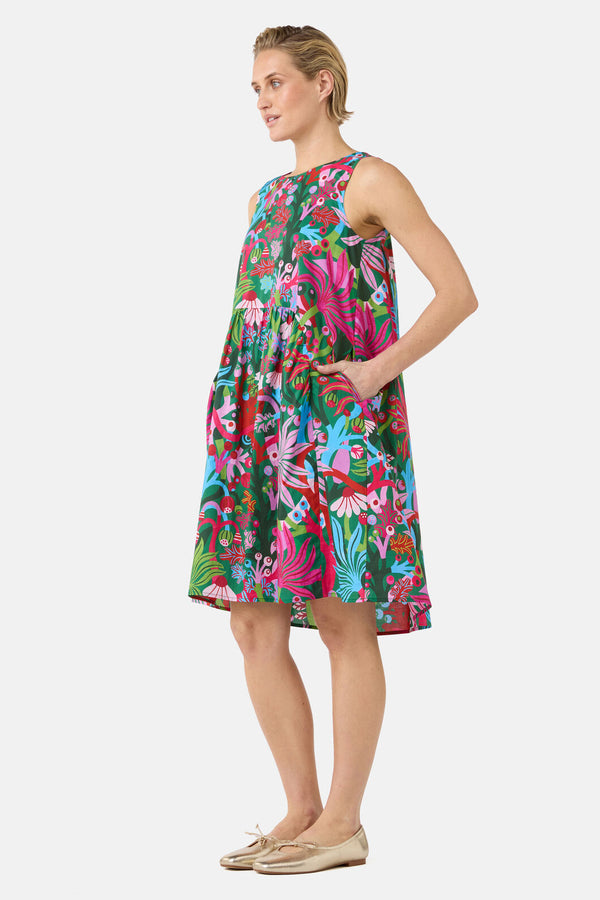 Gorman - Wild Garden Dahlia Dress - print