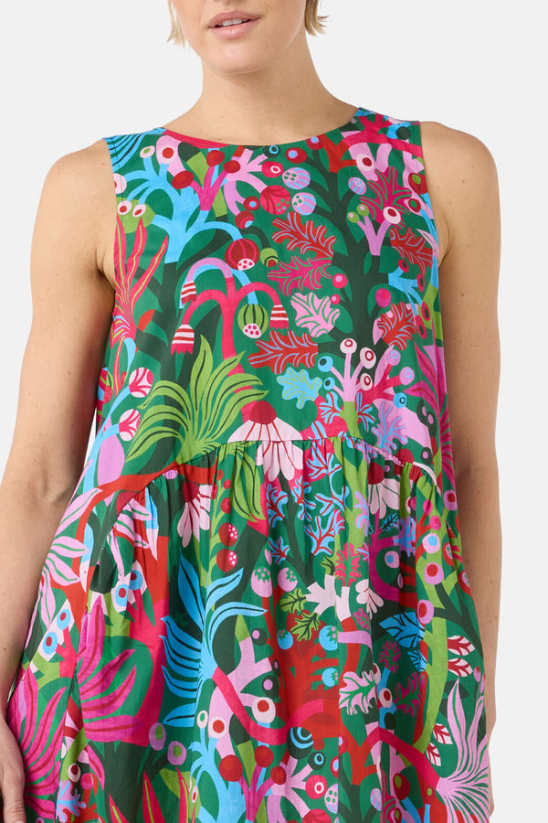 Gorman - Wild Garden Dahlia Dress - print