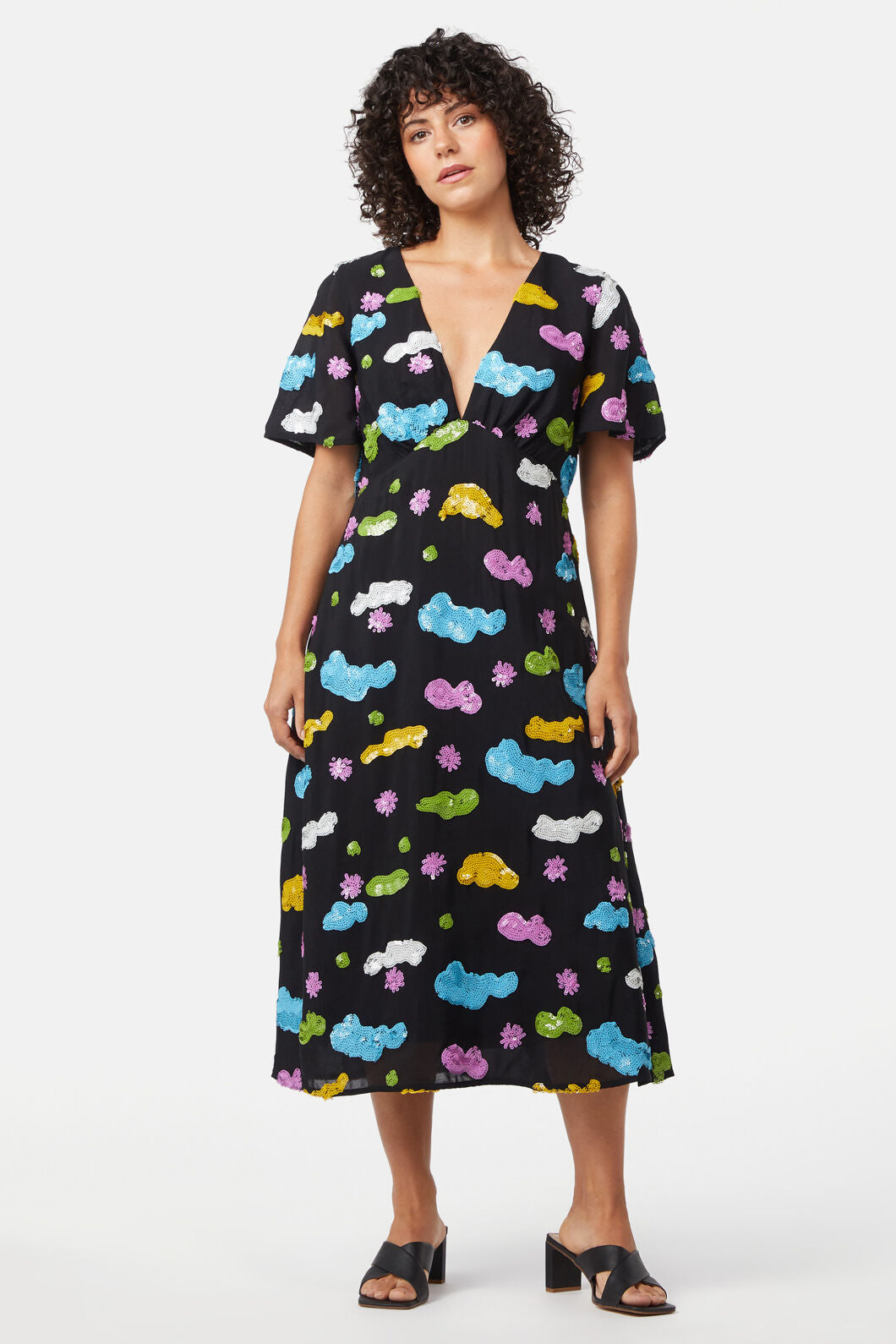 Gorman - Skyscape Sequinned Dress - multi