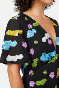 Gorman - Skyscape Sequinned Dress - multi