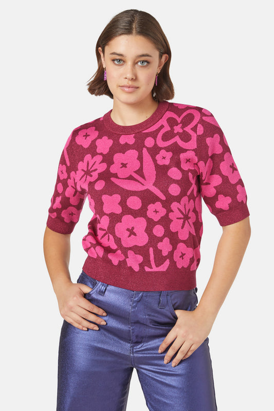 Gorman - Stencil Knit Top - multi
