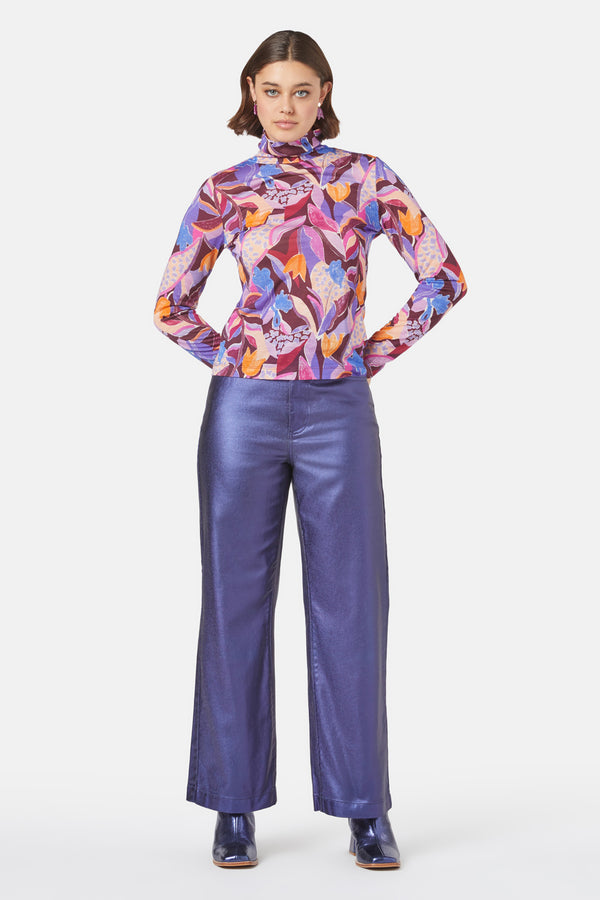 Gorman - Tender Tulips Polo Top - print