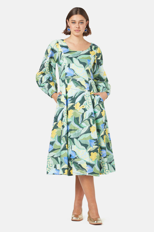 Gorman - Of The Valley Linen Dress - print