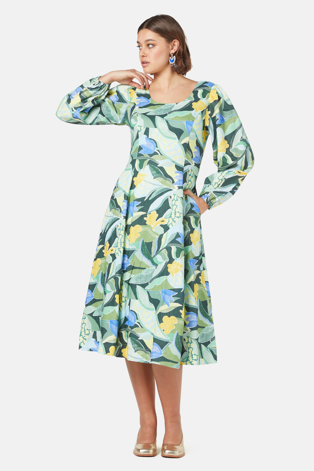 Gorman - Of The Valley Linen Dress - print