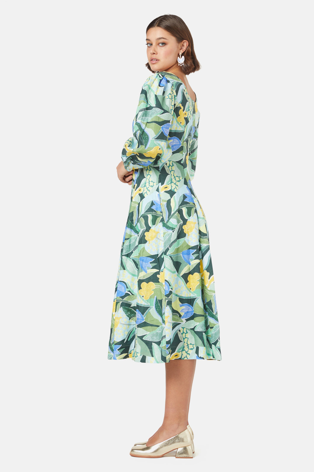 Gorman - Of The Valley Linen Dress - print