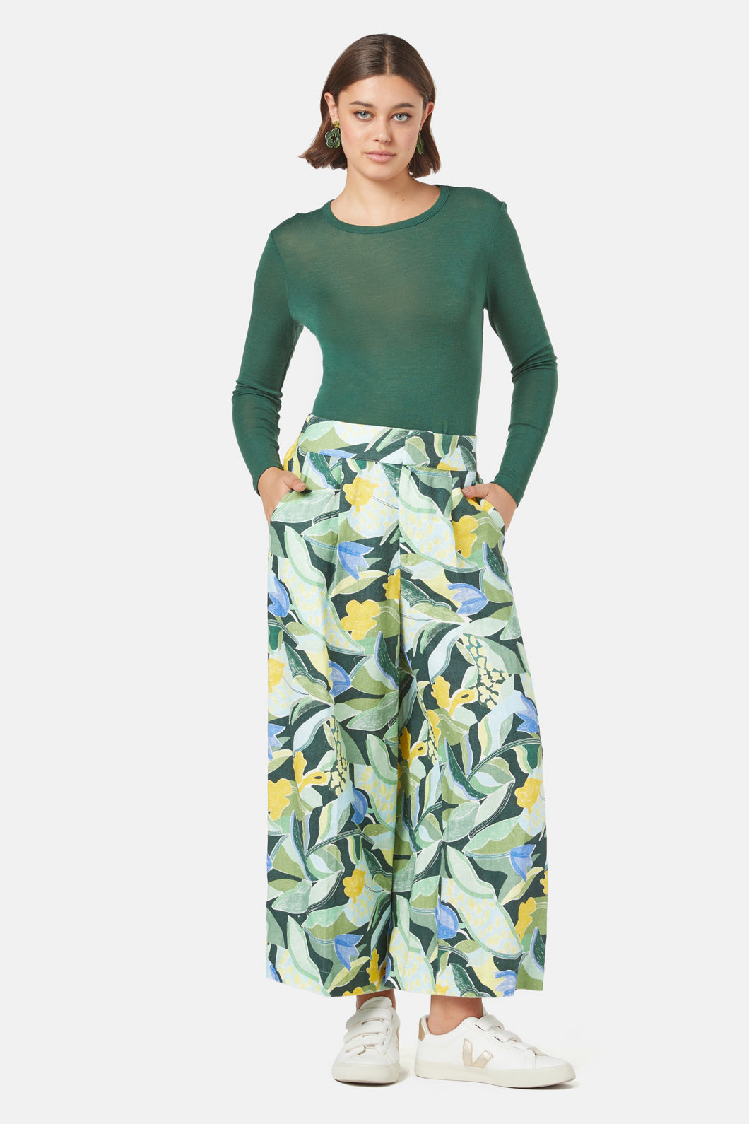 Gorman - Of The Valley Linen Pant - print