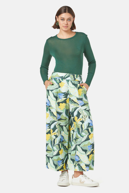 Gorman - Of The Valley Linen Pant - print