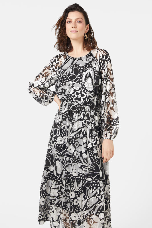 Gorman - Snow Day Tiered Dress - print