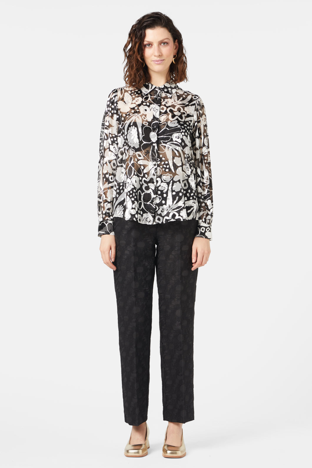 Gorman - Snow Day Frilly Shirt - print