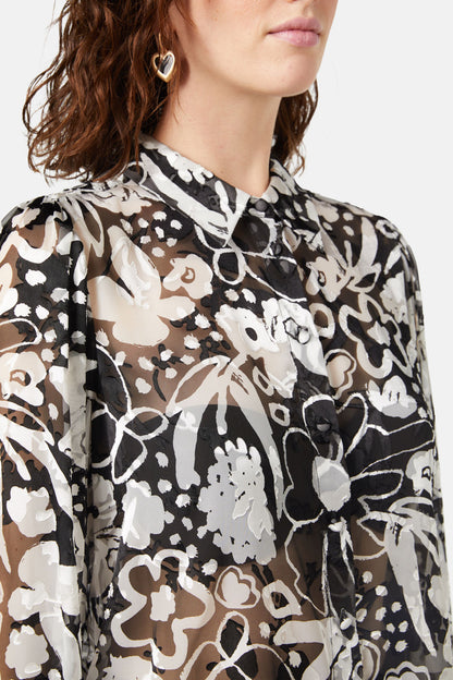 Gorman - Snow Day Frilly Shirt - print