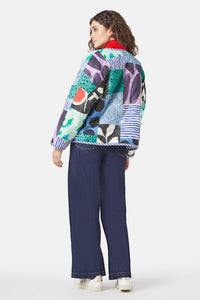 Gorman - Artists Patchwork Quilted Jacket - print