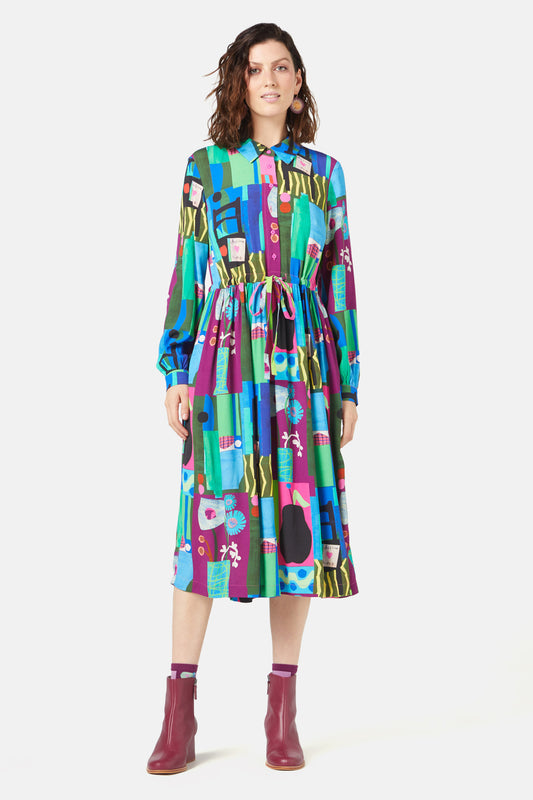 Gorman - Collage Notes Dress - print