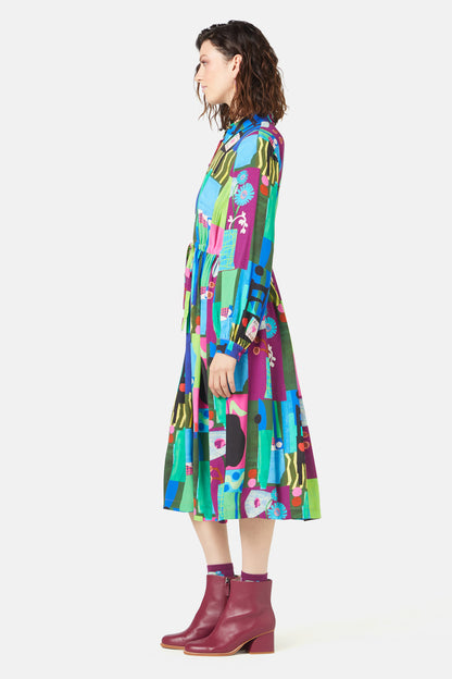Gorman - Collage Notes Dress - print