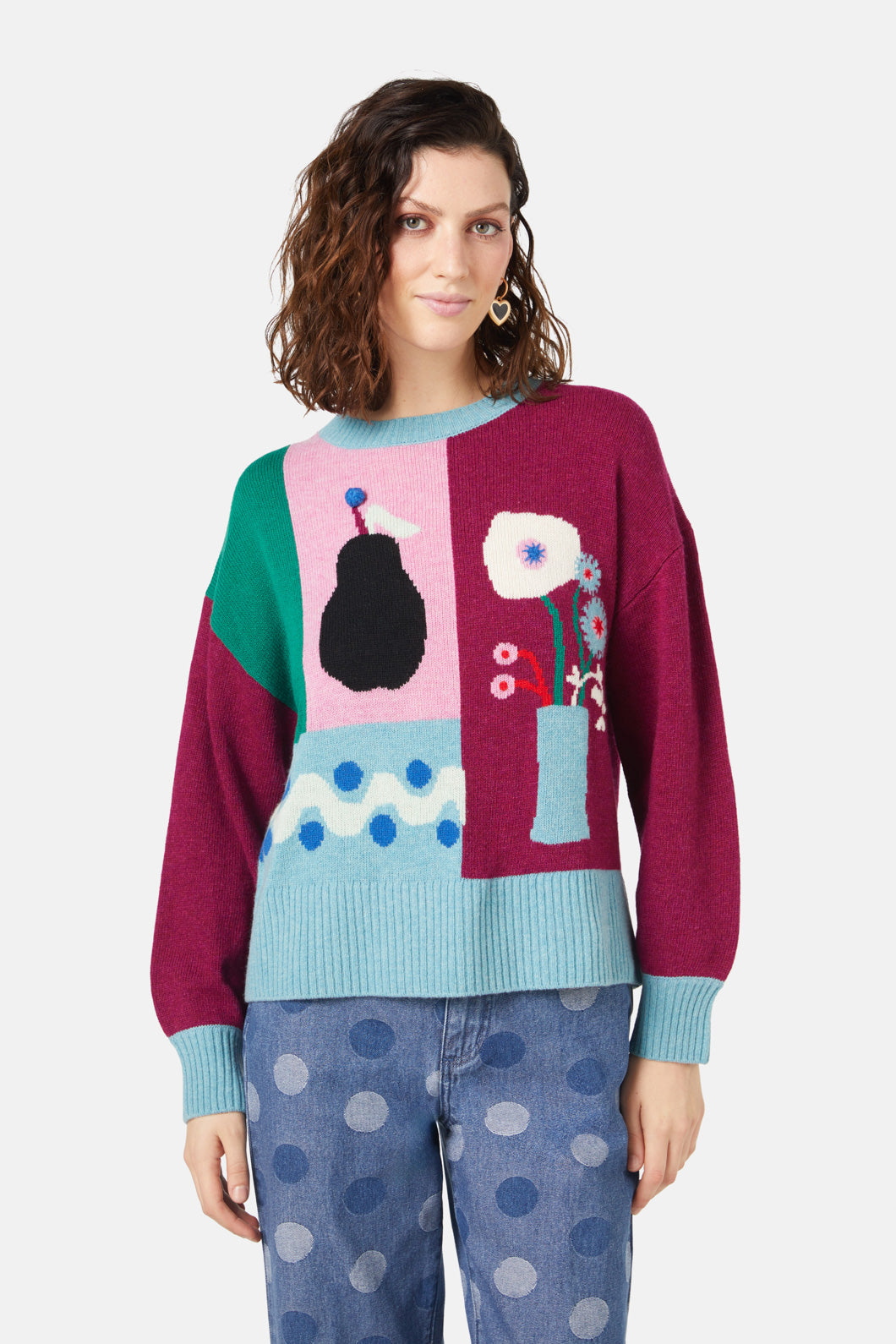 Gorman - Collage Notes Jumper - multi