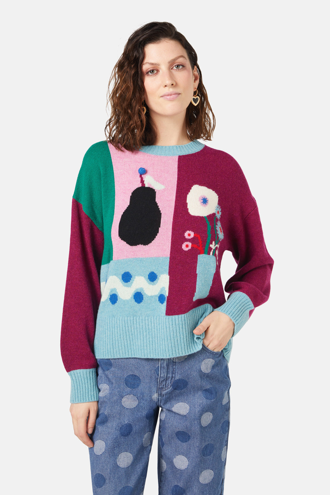 Gorman - Collage Notes Jumper - multi